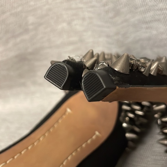 🔥 Sam Edelman Lorissa Spiked Peep-Toe Heels Size 7.5 - Picture 7 of 14